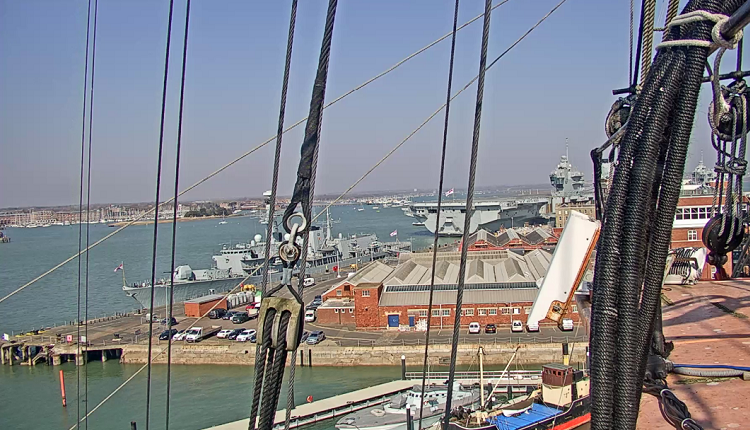 View through the Warrior Webcam